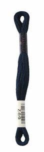 Cosmo Cotton Embroidery Floss 602 Black