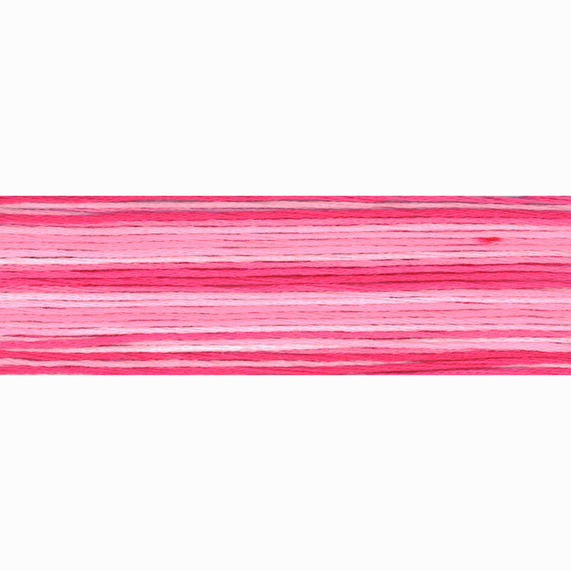 Cosmo Seasons Variegated Floss 8011 Pinks
