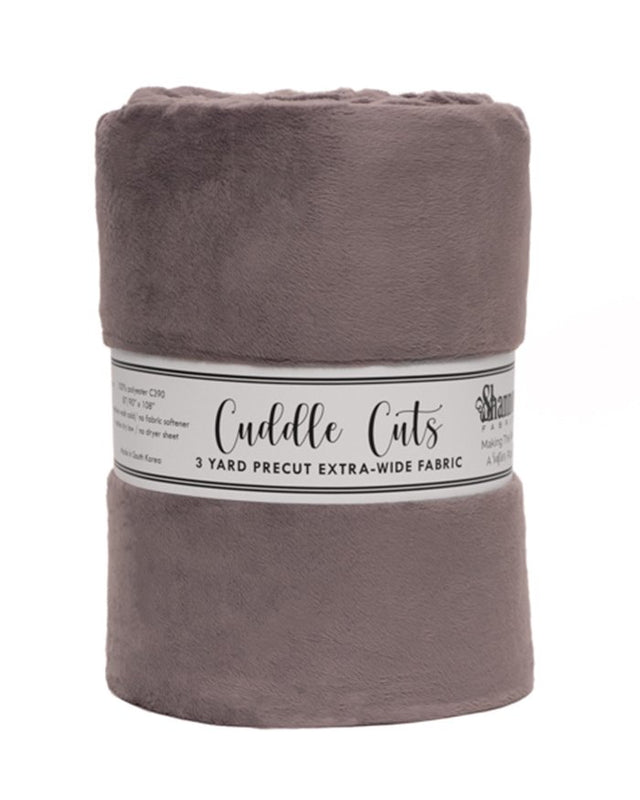 Cuddle Cuts Charcoal 3 Yard Wide