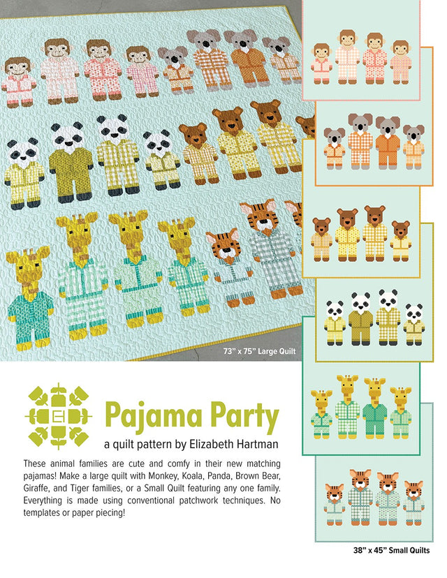 Pajama Party Quilt Pattern by Elizabeth Hartman