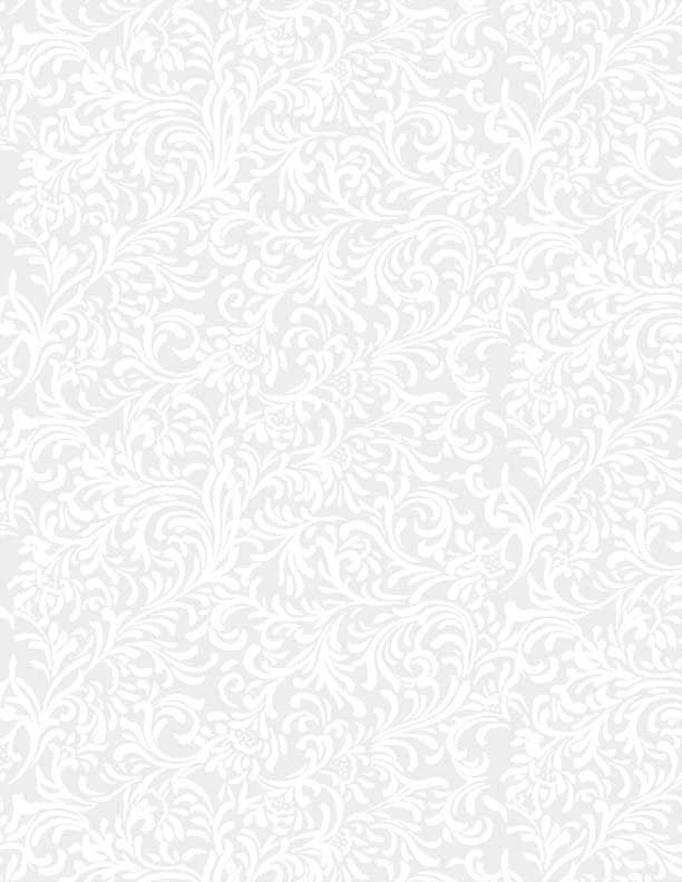 Essentials Embellishment White on White 6334