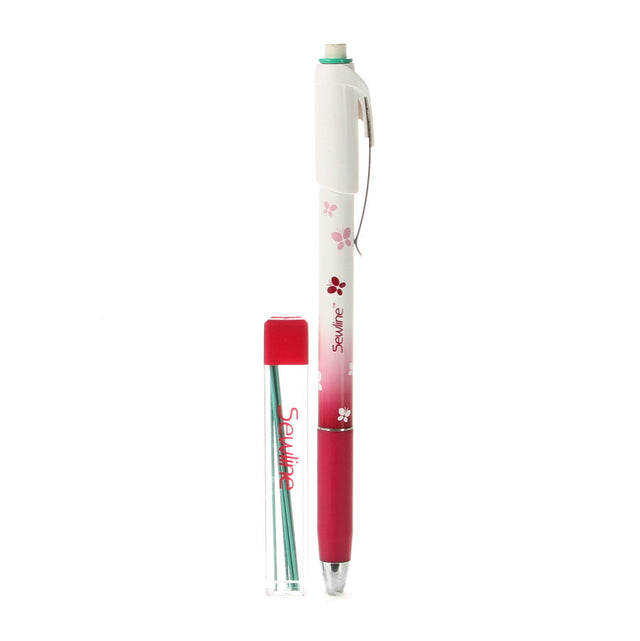 Sewline Erasable Mechanical Fabric Pencil Green