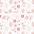 Firework Fields Independence Toile White 6294