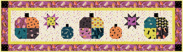 Pumpkin Patched Freaky Familiars Table Runner Kit