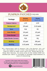 Pumpkin Patched Freaky Familiars Table Runner Kit