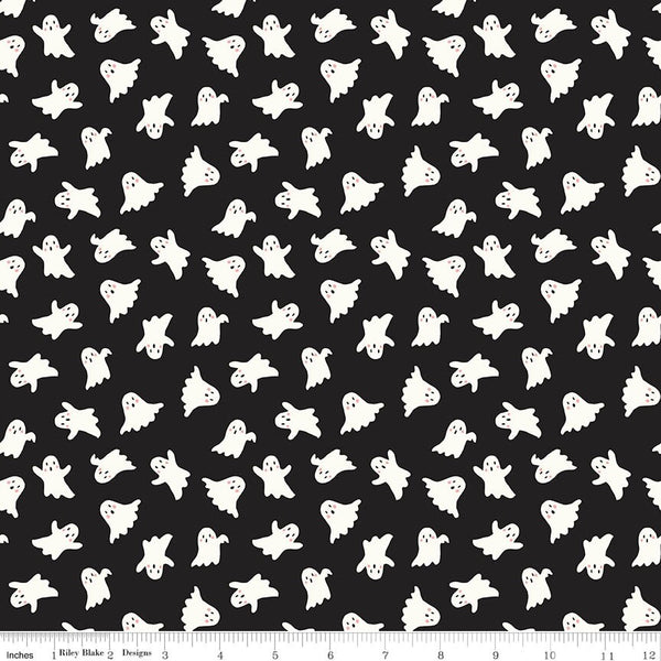 Vintage Boo Ghosts Black Glow in the Dark