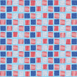 Great American Summer Multi Stripes and Stars in Small Squares 2185