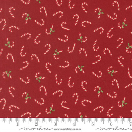 Holiday Cheer fabric - Cardinal print