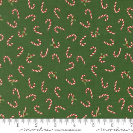 Holiday Cheer fabric - Evergreen print
