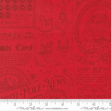 Holiday Cheer fabric - Poinsettia print