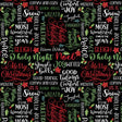 Holly & Jolly Words Black 806133