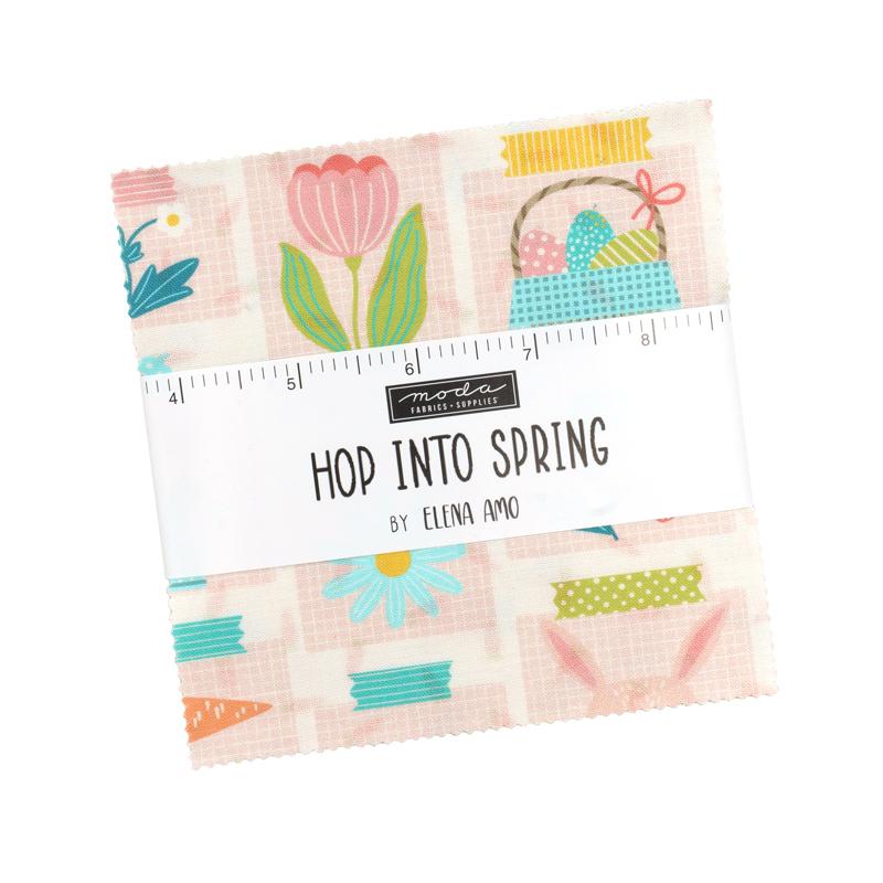 Hop Into Spring Charm Pack 39090PP Moda Precuts#1