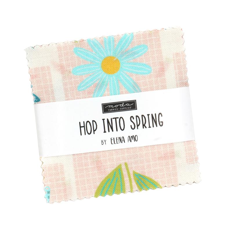 Hop Into Spring Mini Charm 39090MC Moda Precuts#1