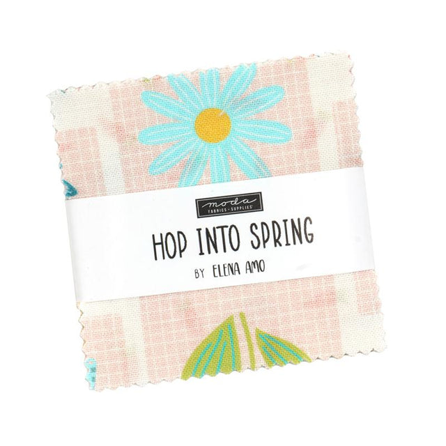 Hop Into Spring Mini Charm 39090MC Moda Precuts#1