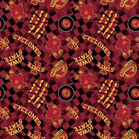 Iowa State Red Canvas Duck Cloth Cotton ISU1380-RED