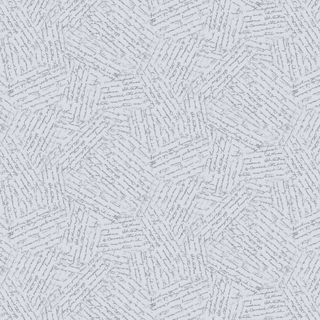 Kindly Yours Silver Blue Cursive 6601