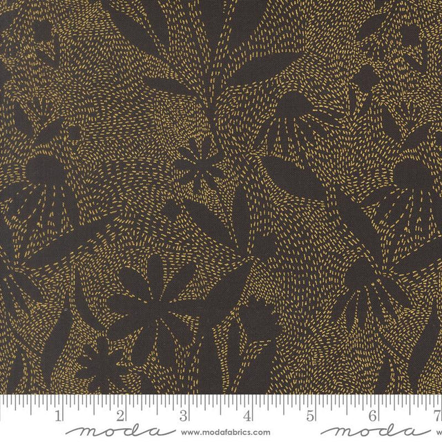 Ladybug Whimsy Metal Midnight 48445 18M Moda #1