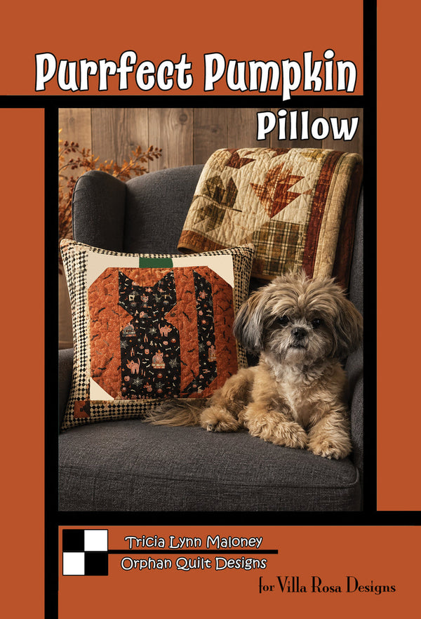 VR Purrfect Pumpkin Pillow Pattern