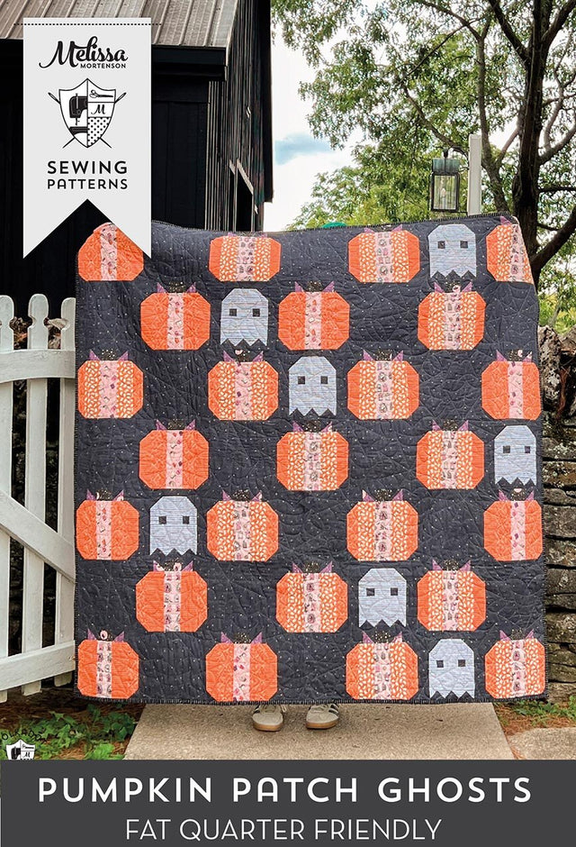 Melissa Mortenson Pumpkin Patch Ghosts Quilt Pattern