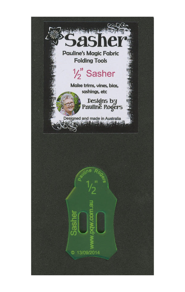 1/2" Sasher by Pauline's Magic Fabric Folding Tools