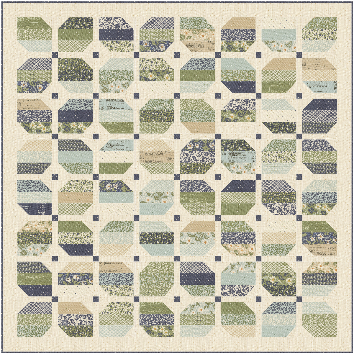 Parfait Goodness quilt layout preview (EQ8 mockup)