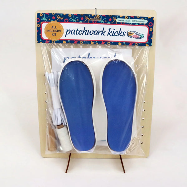 Patchwork Kicks - All Inclusive Kit White Size 6