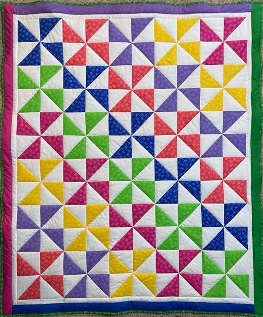 Polka Dot Pinwheels Pattern