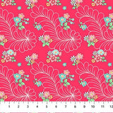 Quilting In Bloom Feather Floral Red Multi 6547