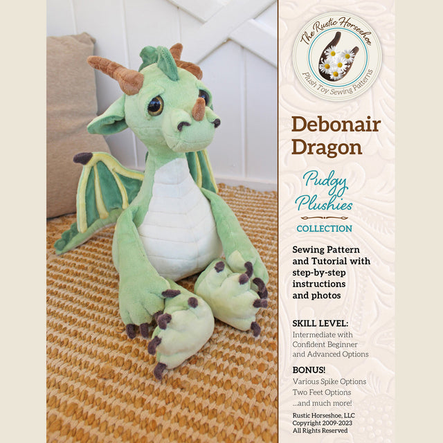 Debonair Dragon Pattern by Rustic Horseshoe