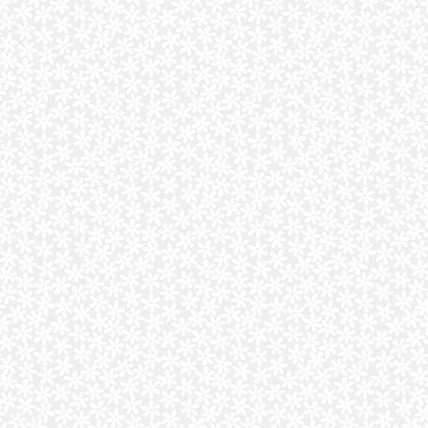 Floret white on white 6373