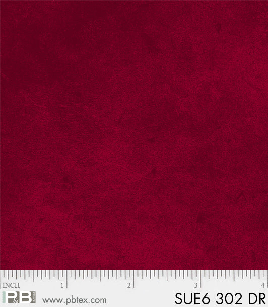 Suede 6 Dark Red