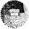 Shadow Blooms 5in Squares 42pcs