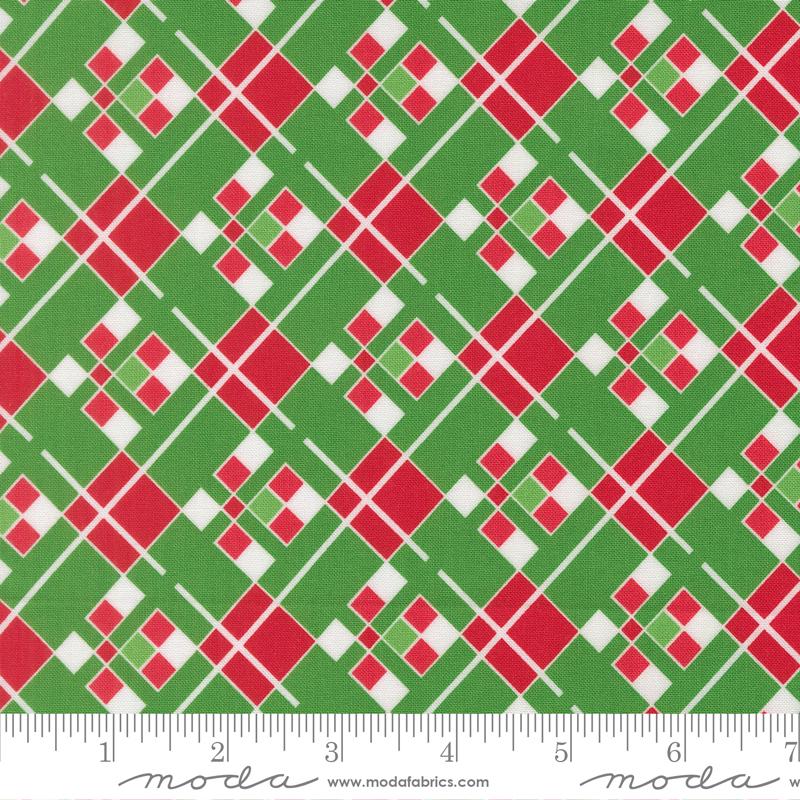 Snow Time Evergreen Plaid 6530