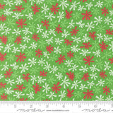 Snow Time fabric - Hollyleaf Snow print