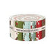 Snowtop Mountain Aqua Christmas Toss Flannel 6F139