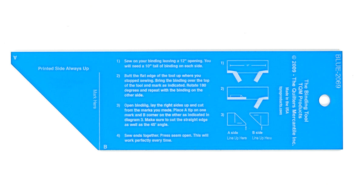 The Binding Tool Template Ruler 1