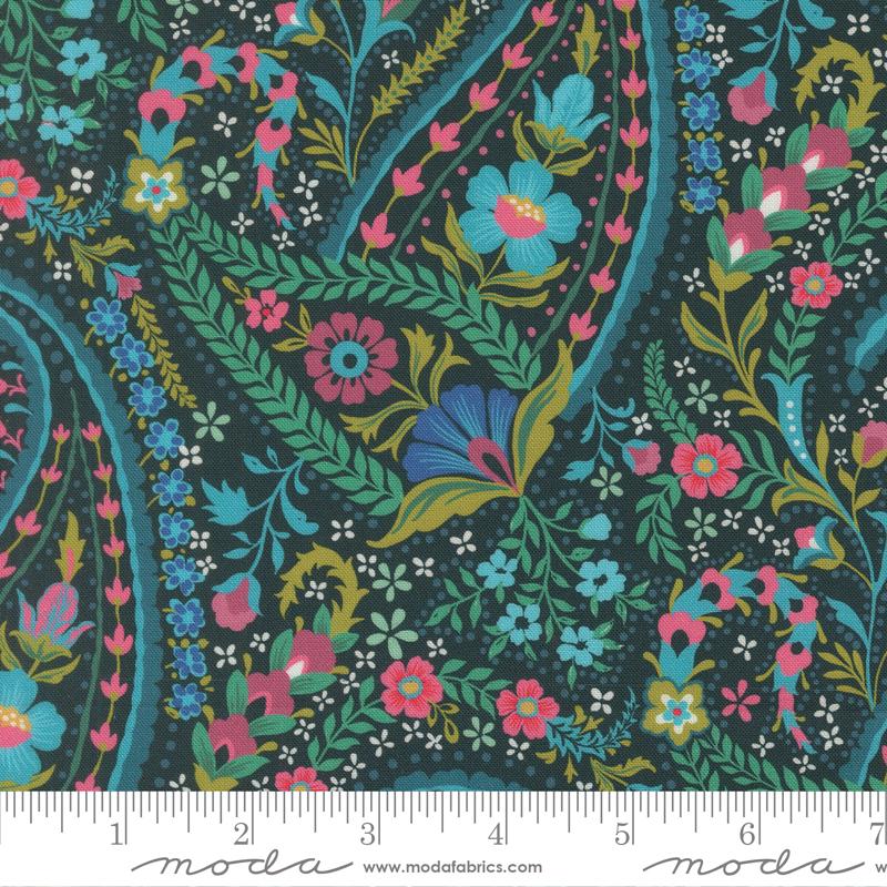 Tilbury Garden Prussian Blue 11992 19 Moda #1