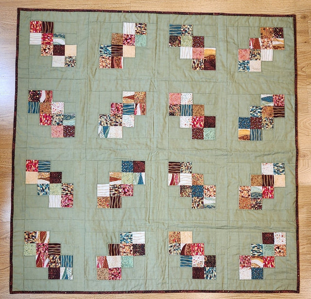 Tossed Golden Quilt Kit