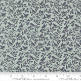 True Love fabric - Robins Egg Twilight print