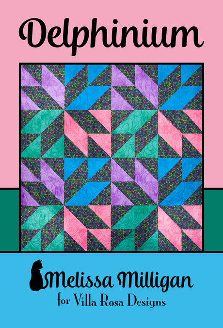 Villa Rosa Designs Delphinium Quilt Pattern