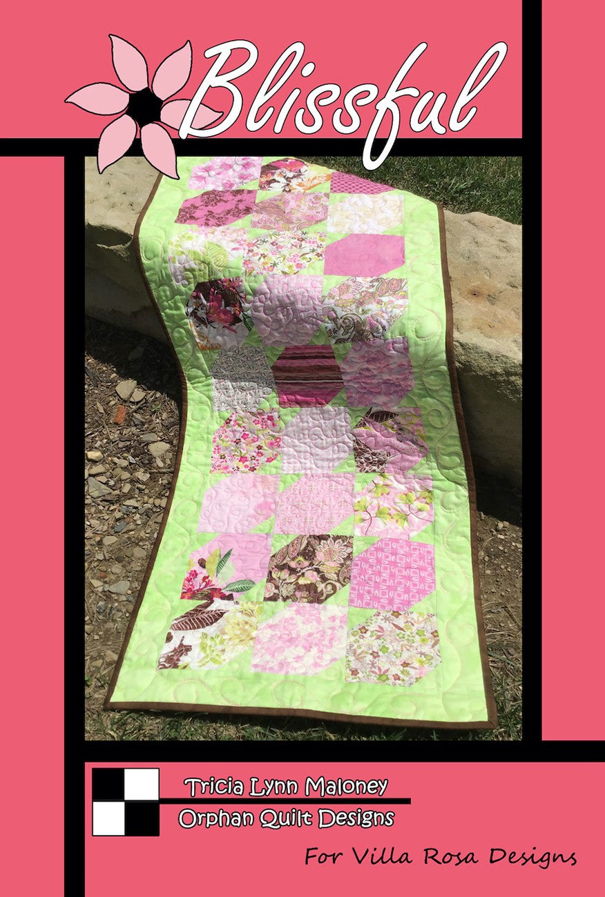 Villa Rosa Designs Blissful Table Runner Pattern