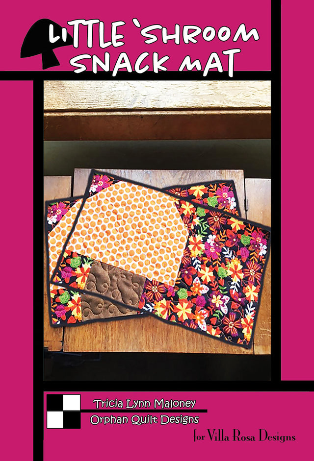 Villa Rosa Designs Little 'Shroom Snack Mat Pattern
