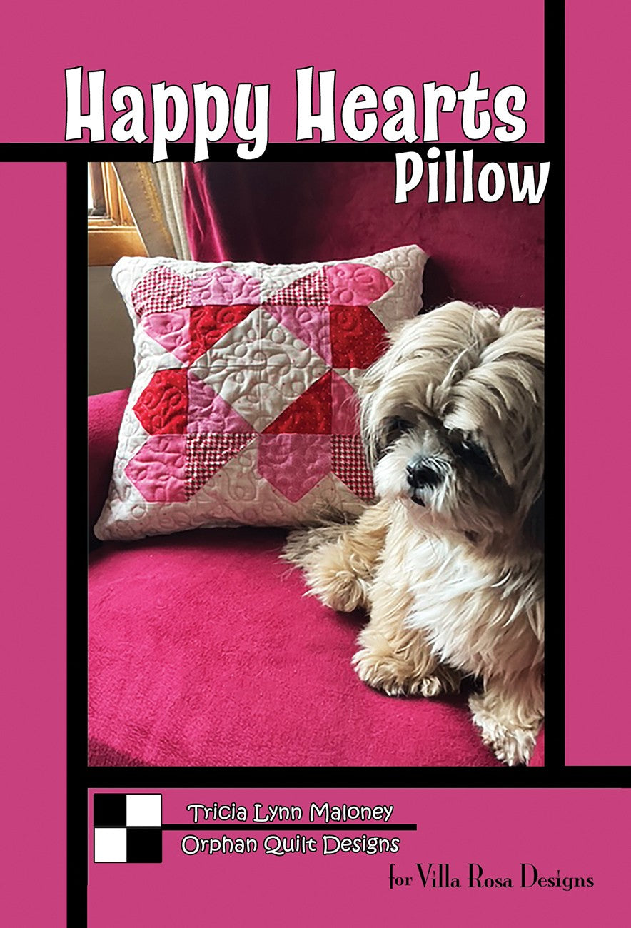 Villa Rosa Designs Happy Hearts Pillow Pattern