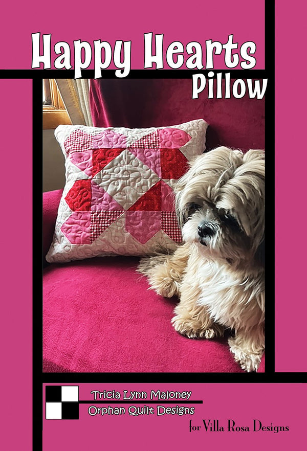 Villa Rosa Designs Happy Hearts Pillow Pattern