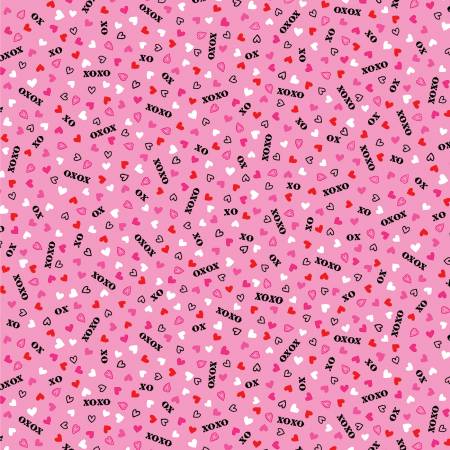 Whole Lotta Love Hugs & Kisses Pink Valentines 804145