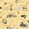 Winnie the Pooh Quotes Sunshine Flannel 6F130