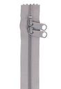 Handbag Zipper 30 Pewter