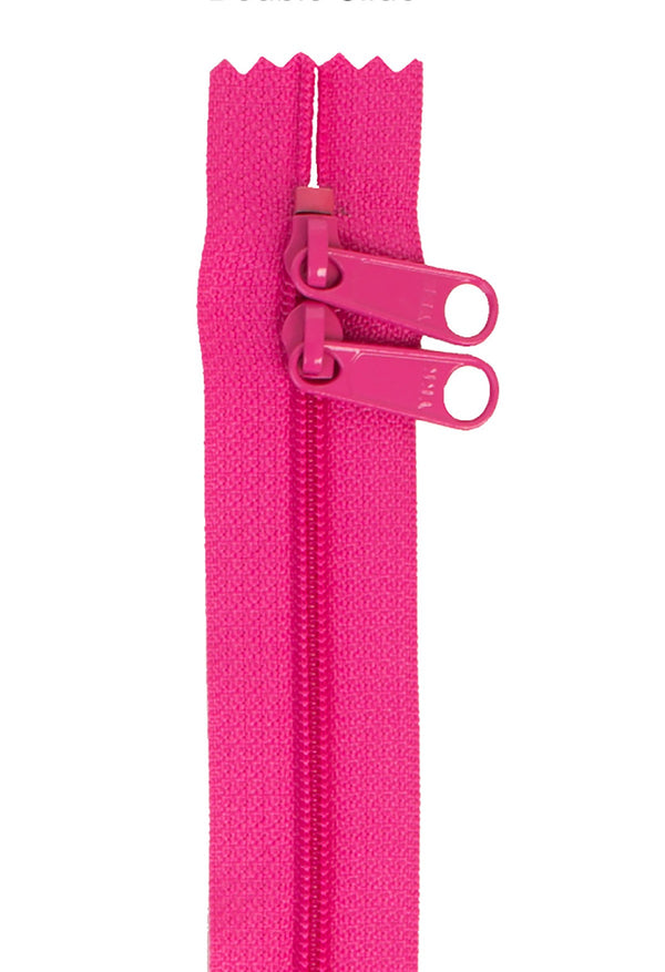 Handbag Zipper 30 Raspberry