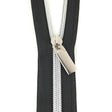 Zipper Blk/Nickel 9 Pulls/3yds ZBY5C11 Sallie Tomato#1